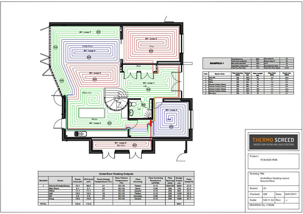 Underfloor Heating Hampshire Design & Underfloor Heating